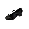 Sapatilhas Baixas Mary Jane com Laço para Primavera/Verão 2026 para Mulheres Estilo Francês Elegantes Sapatos de Salto Alto