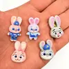 Accesorios de Resina de Dibujos Animados Zootopia Hechos a Mano Bricolaje Pegamento de Crema Pinzas para el Cabello Accesorios para el Cabello Guantes Accesorios de Joyería Materiales