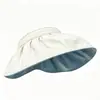 Sombrero de Protección Solar para Mujer, Goma Negra, Estilo Concha de Verano con Ala Ancha, Resistente a los Rayos UV, Sombrero de Sol Abierto para Ciclismo al Aire Libre, Banda para la Cabeza Plegable