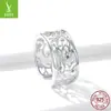 Anillo de plata con charm, nueva moda, plata de ley s925 Árbol de la Vida, anillo abierto hueco estilo europeo y americano para hombres y mujeres BSR125