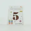 Venta al por mayor estilo INS comercio electrónico transfronterizo 16 pulgadas Exquisitamente empaquetado digital empaque individual de tarjeta de papel globos de papel de aluminio, versión delgada americana