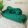 Sofá de tela para apartamentos pequeños, sala de estar moderna simple, vivienda de alquiler, tienda de ropa, chaise longue, sofá pequeño de dos plazas para dormitorio