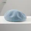 Genial para el VeranoFino y Transpirable Boina de Papel Japonés Importado para Mujer, Sombrero de Artista Versátil que Hace que la Cara Parezca Más Pequeña