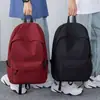 Mochila Estilo Coreano Simple Gran Capacidad Mochila Harajuku Estudiante de Secundaria Estudiante Universitario Mochila de Preparatoria Hombres Estudiante de Preparatoria Duradera
