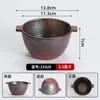 Montaña y Campo Melamina Densa Vajilla Montaña Olla Lenta Caliente Plato de Champiñones Silvestres y Verduras Plato para Guarnición de Hot Pot Plato con Doble Asa Vajilla