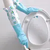 Guantes para el Hogar de Goma Látex Cocina Nitrilo Limpieza del Hogar Lavandería Lavavajillas Impermeables Goma Flor Margarita Guantes de PVC