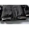 Davic Jaqueta Baseball de Lã e Algodão Estilo Retro Americano Preppy de Inverno para Estudantes Masculinos e Femininos Gola Reversível Roupa de Fora My030