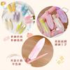 Pasador Dulce de Princesa Estilo Ins con Flequillo Lateral, Pinza para el Cabello Delicada y Versátil, Accesorio para el Cabello de Color Dopamina