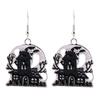 Brincos de Halloween Transfronteiriços Fantasma Caveira Joias Personalizadas Liga Abóbora Brincos de Desenho Animado Europeus e Americanos Conjunto Amazon