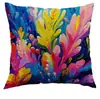 Funda de almohada de flor de cactus colorida de verano más vendida de Amazon Tk Transfronteriza del fabricante original Se puede personalizar