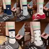 Calcetines dulces de oso bordados estilo japonés, calcetines de encaje a media pantorrilla estilo universitario para mujer, casuales y versátiles, calcetines de dibujos animados lindos