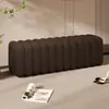 Banco para trocar de sapato em casa, banco ao pé da cama do quarto, banco de sofá de luxo leve, banco longo com cabideiro na entrada, cadeira de loja de roupas