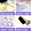 Pulsera popular transfronteriza para evitar la pérdida del teléfono móvil, pulsera de silicona, cordón para teléfono móvil, llavero colgante en forma de corazón, pulsera anti-pérdida
