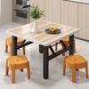 Mesa de comedor plegable cuadrada para apartamentos pequeños, mesa cuadrada pequeña plegable para el hogar, mesa de comedor plegable que ahorra espacio, mesa cuadrada simple