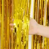 Cortina de lluvia brillante transfronteriza 1M x 2M para vacaciones, escenario, fiesta, boda, hogar, diversas ocasiones, arreglo de decoración de cumpleaños