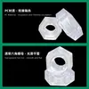 Tuerca Hexagonal Transparente Acrílica para PC M2~M10 en Stock Tuerca Hexagonal Externa de Plástico Norma Nacional Din934