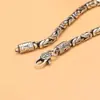 Nueva Pulsera para Hombre con Patrón Ping An Chapada en Plata Joyería de Personalidad para Pareja de Ancianos Pulsera de Joyería Transfronteriza Estilo Japonés y Coreano