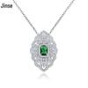 Jinse Europeu e Americano Pingente Colar de Latão Micro-incrustado Zircon Colar Moda Simples Novo Super Fada Pescoço Jóias para Mulheres