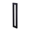Manija de puerta de vidrio, manija de puerta de acero inoxidable, manija de puerta de madera, manija de puerta corrediza de titanio negro.