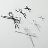 En stock accesorios para el cabello de lazo de cuero PU accesorios para ropa con colgante de corazón hecho a mano DIY decoración de medias caja de regalo