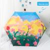 50% dobrável guarda-sol cor dos desenhos animados guarda-chuva de bolso proteção UV guarda-chuva guarda-chuva guarda-chuva atacado