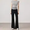 Pantalones de maternidad para otoño, nuevo estilo 2026, cómodos y no restrictivos, pantalones largos casuales de campana para otoño