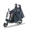 Novo Poncho de Ciclismo Impermeável de Corpo Inteiro para Mãe e Filho, Capa de Chuva Dupla Longa Respirável Oversized Espessada