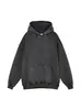 Moletom com Capuz Desgastado de Algodão Lavado Americano para Primavera e Outono Masculino Streetwear Marca Tendência Moletom Solto Moletom de Casal Top Tendência