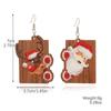 Pendientes de Navidad europeos y americanos Set de pendientes de Navidad Copo de nieve Campana Pendientes de Navidad Árbol de Navidad Pendientes de Navidad transfronterizos