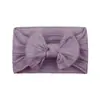 Diadema para Bebé de Nudo Suave Más Vendida Transfronteriza Elástica con Lazo de Ala Ancha Accesorios para el Cabello Suaves y No Dañinos para Niños Bebé