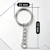 Llavero Multicolor, Multitamaño con Aro Único, Llavero Ecológico, Colgante de Cuentas, Accesorios para Llaveros, Cadena Colgante