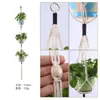 Bolsa de Malla para Maceta de Flores Amazon Transfronteriza, Cesta Colgante para Maceta de Plantas, Bolsa de Malla Colgante para Maceta Tejida Decorativa Bohemia
