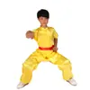 Ropa de Tai Chi de Manga Corta Ropa de Entrenamiento Ropa de Entrenamiento de Wushu para Niños Ropa de Rendimiento Ropa China de Tai Chi y Wushu para Hombres y Mujeres
