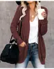 Outono Inverno 2025 Novidades Transfronteiriças Cardigã Feminino Amazon Roupas Femininas Tricô Suéter Feminino com Botão Curvo Europeu e Americano