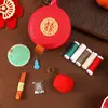 Kit de Costura para Boda, Caja de Costura de Terciopelo, Set de Costura para Dote de Novia, Colección de Artículos para Boda, Directo de Fábrica