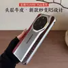 Adequado para Huawei Mate80Promax, o Novo Modelo se Transforma Instantaneamente em uma Capa de Celular de Couro Genuíno Design Porsche, Mate70 Couro Bovino de Primeira Camada