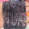Suministro directo de fábrica cuentas pequeñas de corte cristalino degradado accesorios para joyería DIY cuentas redondas facetadas productos semiacabados venta al por mayor