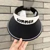 Sombreros de Sol de Verano para Niños Estilo Coreano de Copa Abierta con Ala Ancha para Niños y Niñas Sombreros de Sol con Protección UV