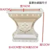 Plataforma de Visualização de Mesa de Bonsai Modelo Molde de Vaso de Flores de Cimento Mesa de Jardim de Quintal Moldura Retangular Molde Novo
