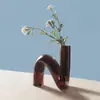 Amazon Jarrón de Vidrio para Tubo de Ensayo Transfronterizo, Diámetro Pequeño, Adorno Sencillo, Recipiente para Arreglos Florales, Decoración de Lujo de Gama Alta