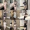 Amor Sexo Ropa Interior Encaje Perspectiva Club Nocturno Uniforme Sexy Sexo Puro Sexy Bata Camisón Hueco Sexo Pijamas