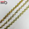 Onda S de 3-5 mm dorada y plateada borde curvo con cortina de cintas de encaje ropa de niños accesorios de boda accesorios de ropa DIY