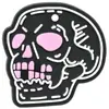 Parche de Goma Blanda de PVC de Bruja Morada Personalizado para Halloween Funda de Teléfono Móvil Funda de Auriculares Accesorios DIY Decoración Plana