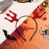 Qiyue Accesorios para el Cabello Europeos y Americanos de Halloween Pin de Calavera Pin de Pinza de Pato para Mascarada Diadema de Cabeza de Diablo Adornos para la Cabeza de Fiesta Venta al por Mayor