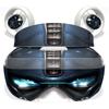 Óculos VR de filme Dapeng E4 PCVR cabeça display SteamVR console de jogos host com tudo incluído adesivos coloridos de filme