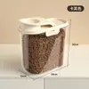 Barril Sellado a Prueba de Humedad y Polvo para Almacenamiento de Comida para Mascotas Tanque de Almacenamiento de Comida para Perros y Gatos Gran Capacidad para Uso Doméstico y Salidas Barril de Almacenamiento de Comida para Gatos