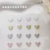 Arte de Unhas Estéreo Coração de Pêssego Joias de Coração Liga em Forma de Coração Decoração de Unha Estilo Quente Popular Acessórios Arte de Unhas Joias DIY