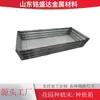 Macetero Cuadrado Metálico Galvanizado Transfronterizo, Maceta de Metal Galvanizado Corrugado para Jardín
