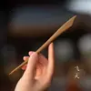Envío Gratis en un Pasador de Madera de Sándalo Verde Natural, Pasador de Madera Pulido a Mano, Nuevo Pasador de Estilo Chino con un Toque de Lujo