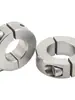 Acero Inoxidable 304 Engrosado Anillo de División Fijo Acoplamiento Eje Liso Abierto Anillo de Bloqueo de Sujeción Redonda Anillo de Límite